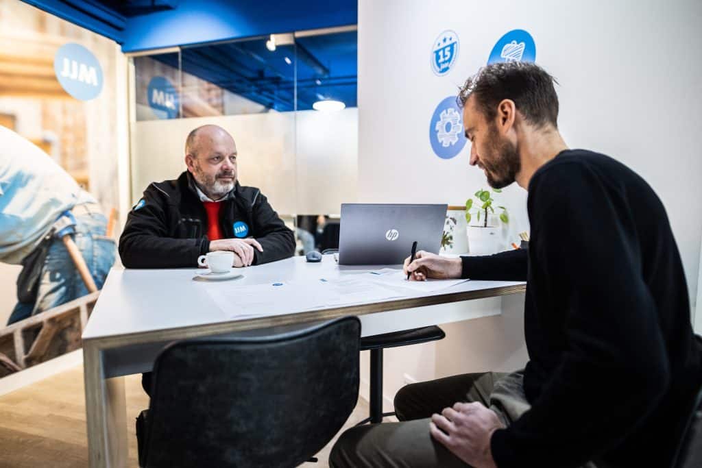 Bespreking bij JJM Personeel